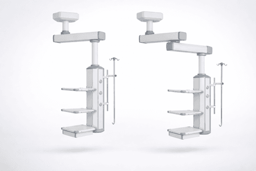 Ceiling‑Suspended Pendants (Anaesthesia & Surgeon Booms) - Modular OT component