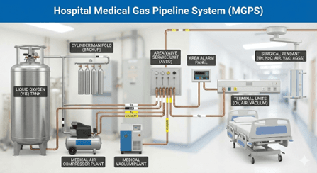 Medical Gas Pipeline System (MGPS) - Modular OT component